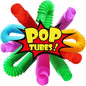 Mini Pop Tube Sensory Toys 4pc Set