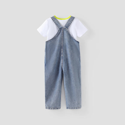 Dinosaur Shirt with Overalls