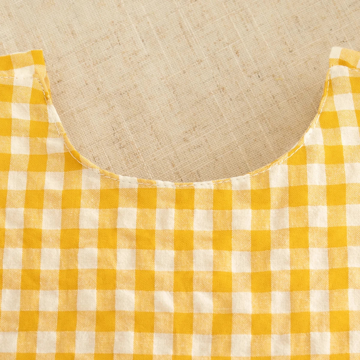 Checkered Breathable Suspender Dress