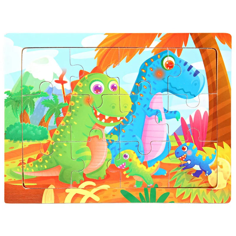 12piece Wooden Jigsaw Puzzle