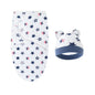 Baby Blanket & Hat Set Cartoon Printed