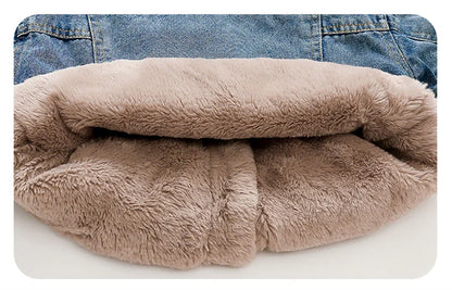 Fur Lined Winter Demin Jacket