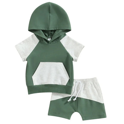 Boys Hoodie and Shorts Set