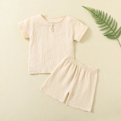 Short Sleeve with Shorts Pajama Set