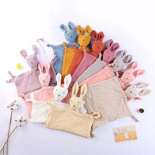 Baby Double Cotton Gauze Rabbit Blanket
