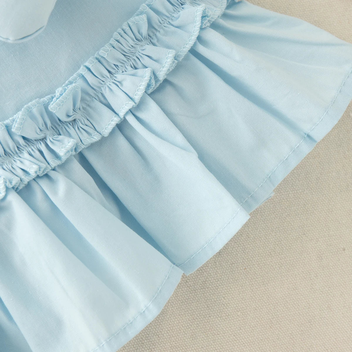 Pink/Blue Dress with Bow