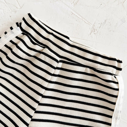 2 Piece Shirt and Stripe Shorts