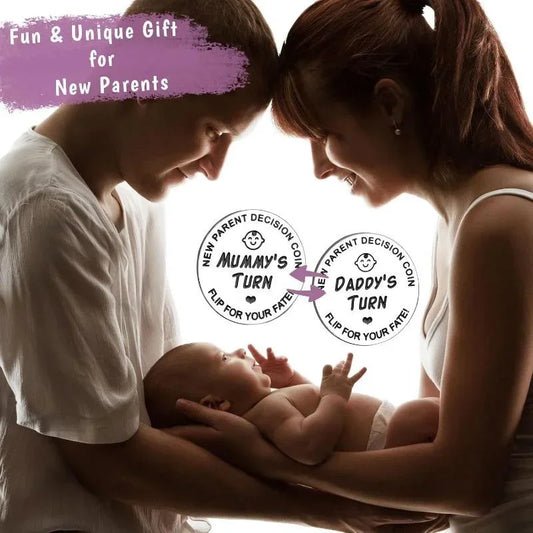 Funny Baby Gift Decision Coin Double Sided