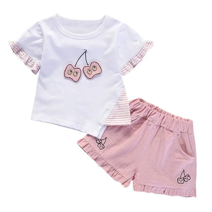 2 Piece Cherry/Cupcake Outfit