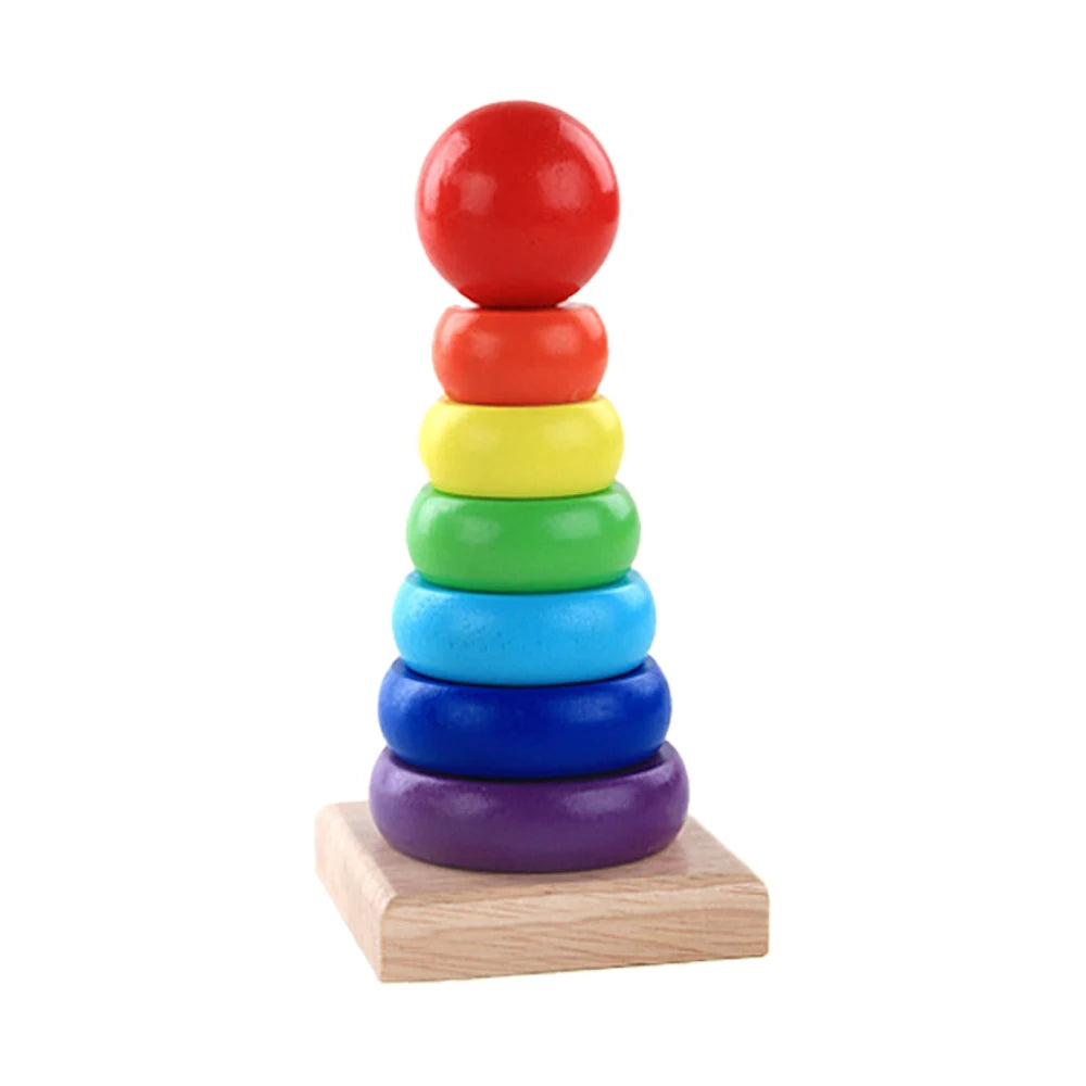 Baby Wooden Stacking Ring Toy