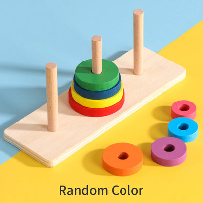 Baby Wooden Stacking Ring Toy