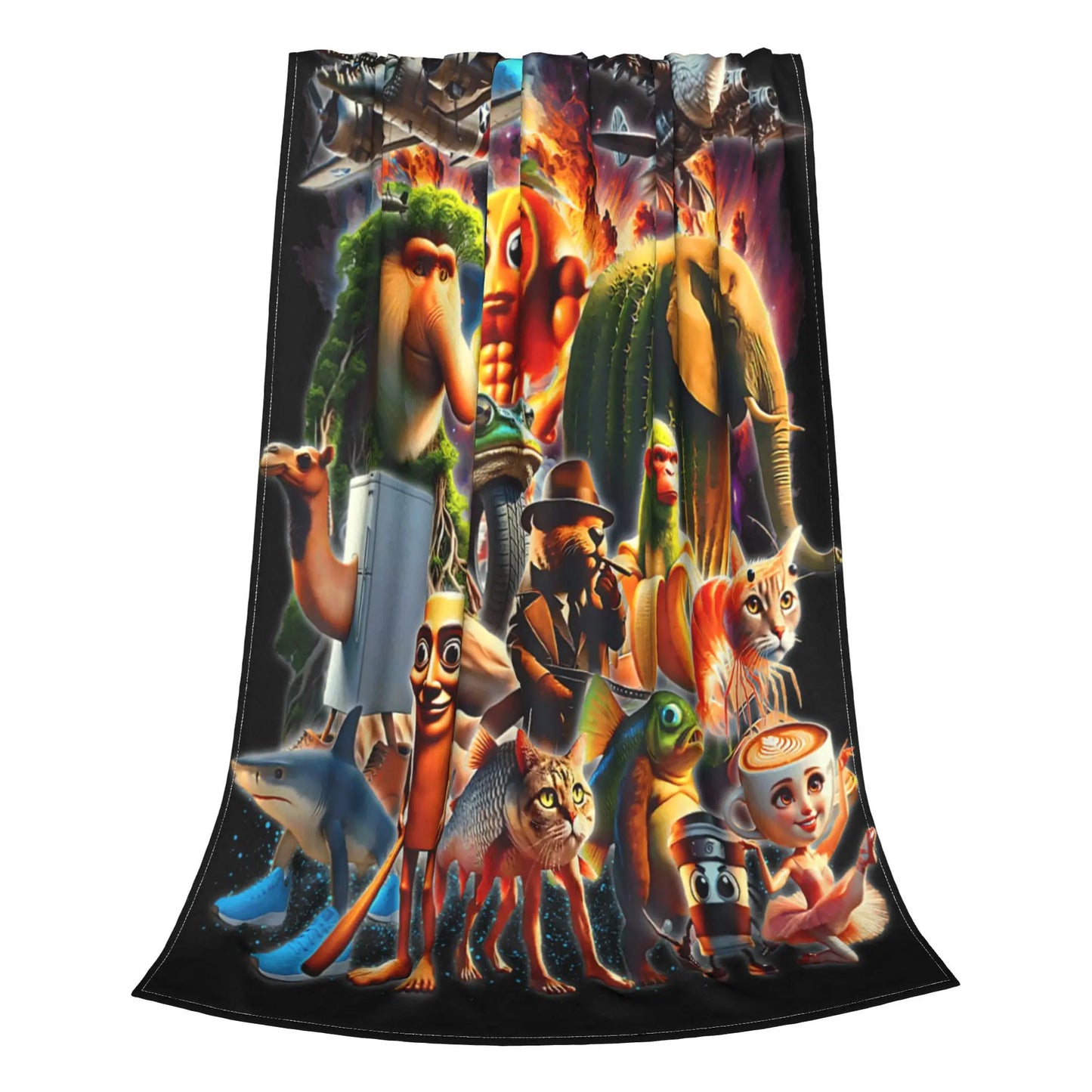 Italian Brainrot Soft Blanket