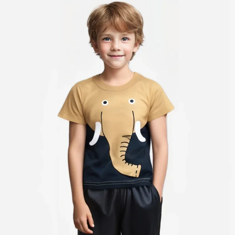 Children's 3D Cartoon T-Shirt