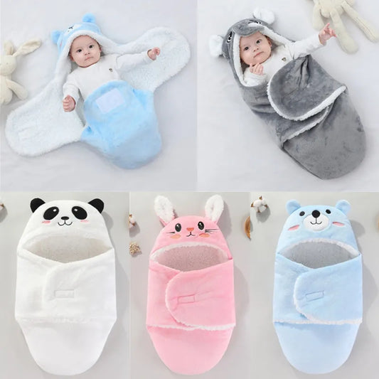 Soft Flannel Winter Baby Swaddle