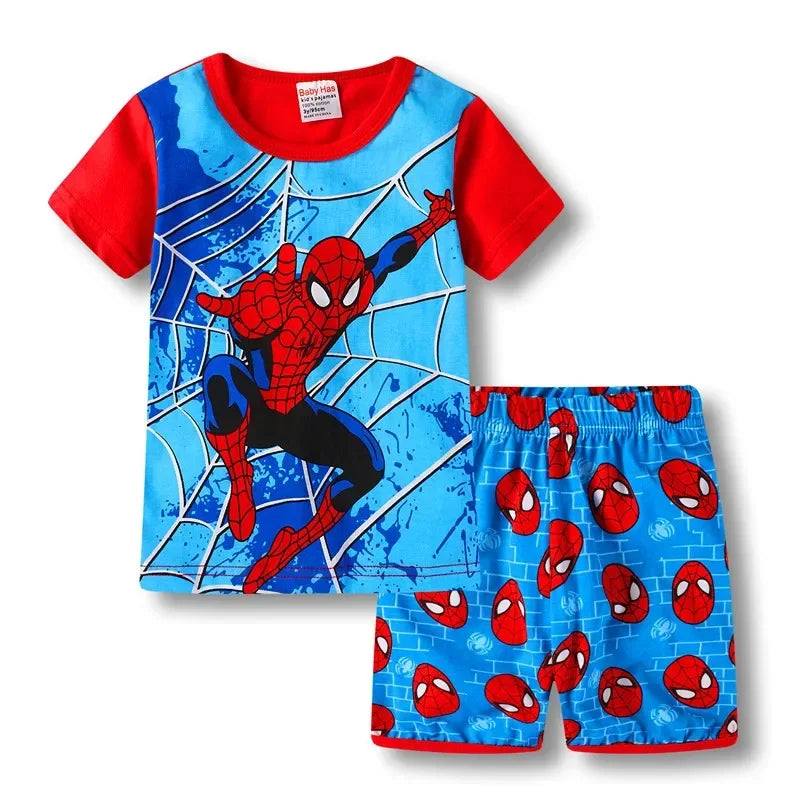 Spiderman Cartoon Pajama Set