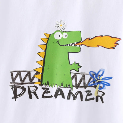 Dinosaur Shirt with Overalls