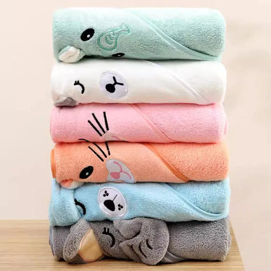 Cute Baby Bath Towel Cartoon Animals