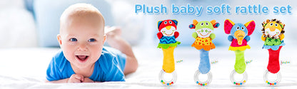 Baby Soft Plush Rattle Toy