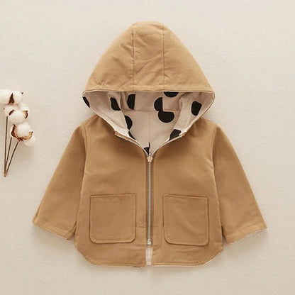 Polka Dot Double-sided Jacket