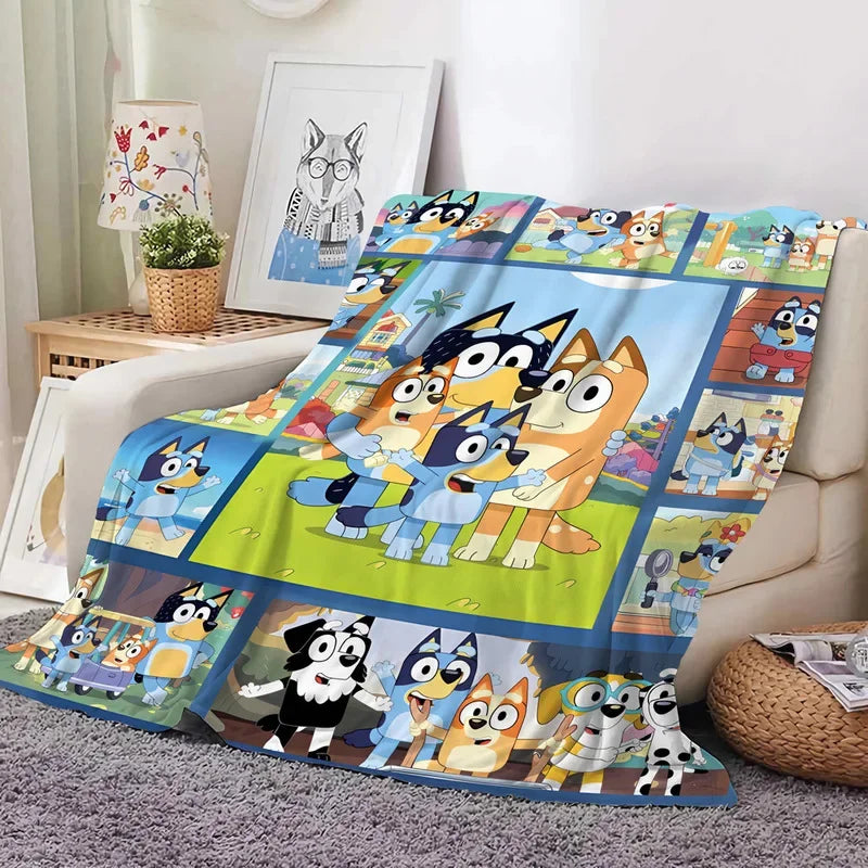 Bluey Family Blanket