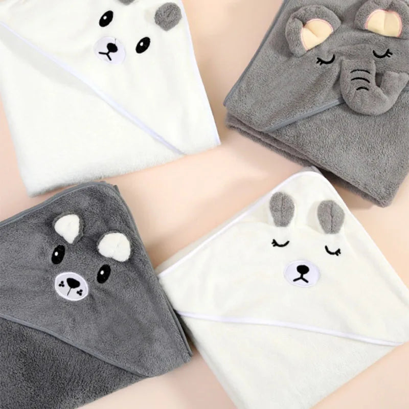 Cute Baby Bath Towel Cartoon Animals