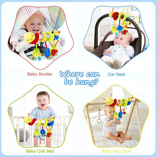 Spiral Hanging Worm Toy