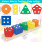 Baby Wooden Stacking Ring Toy