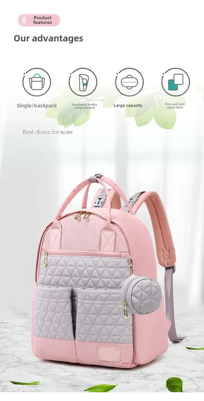 Baby Bag Backpack Sleek