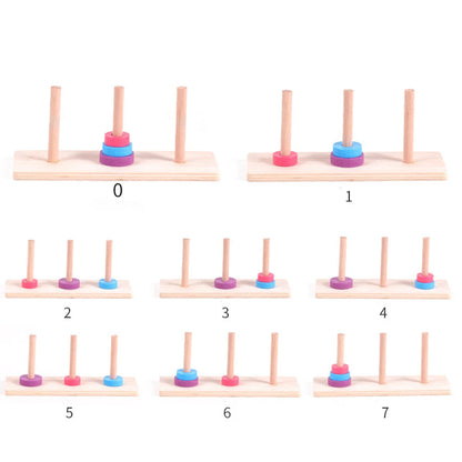 Baby Wooden Stacking Ring Toy