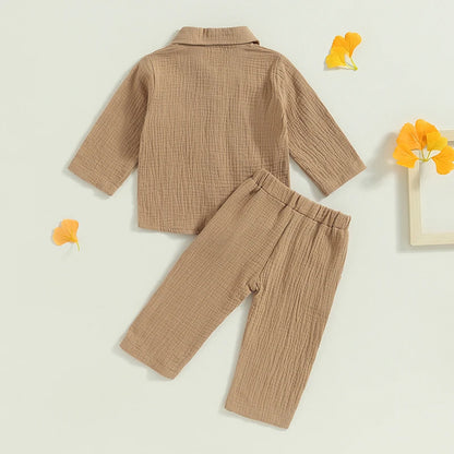 Linen Button Down Shirt and Pants