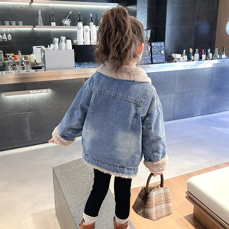 Fur Lined Winter Demin Jacket