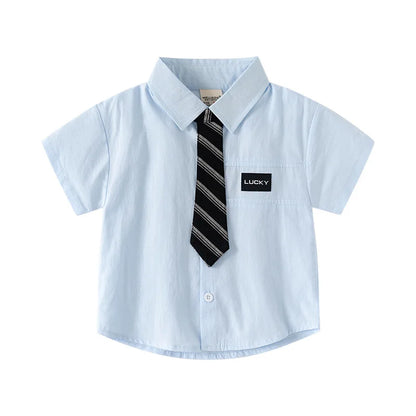 Fashion Boys Shirt with Tie