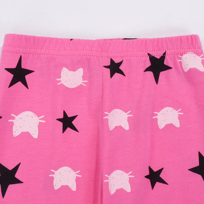 Black Cat Long Sleeve Pajama Set