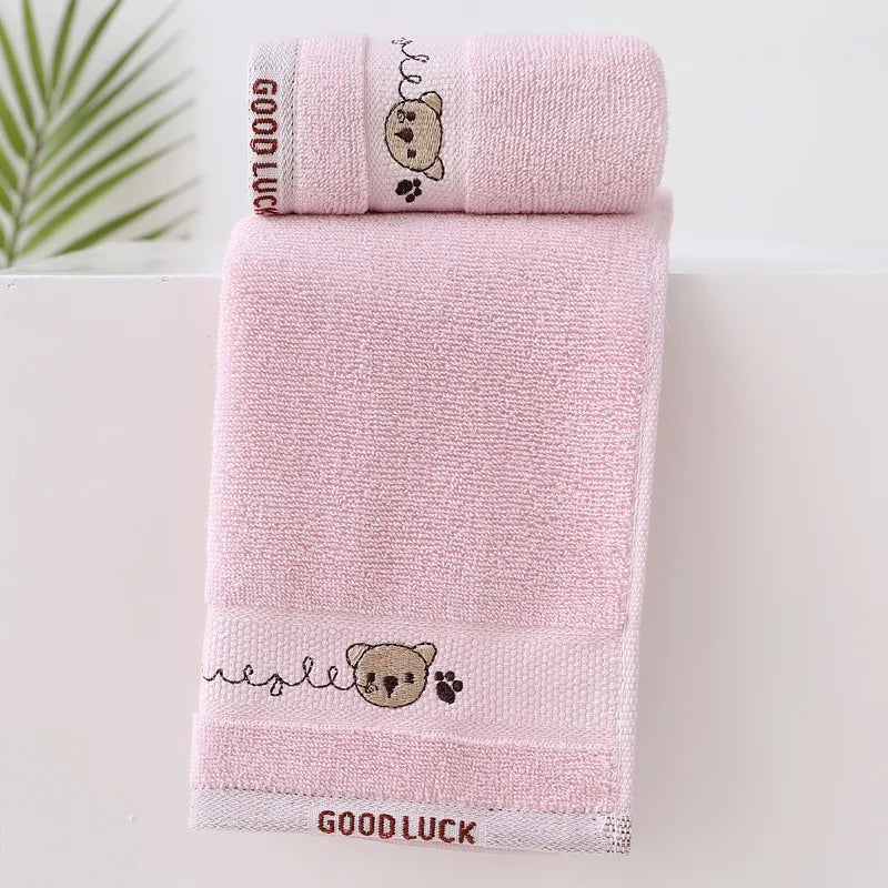 Baby Towels Bear Face