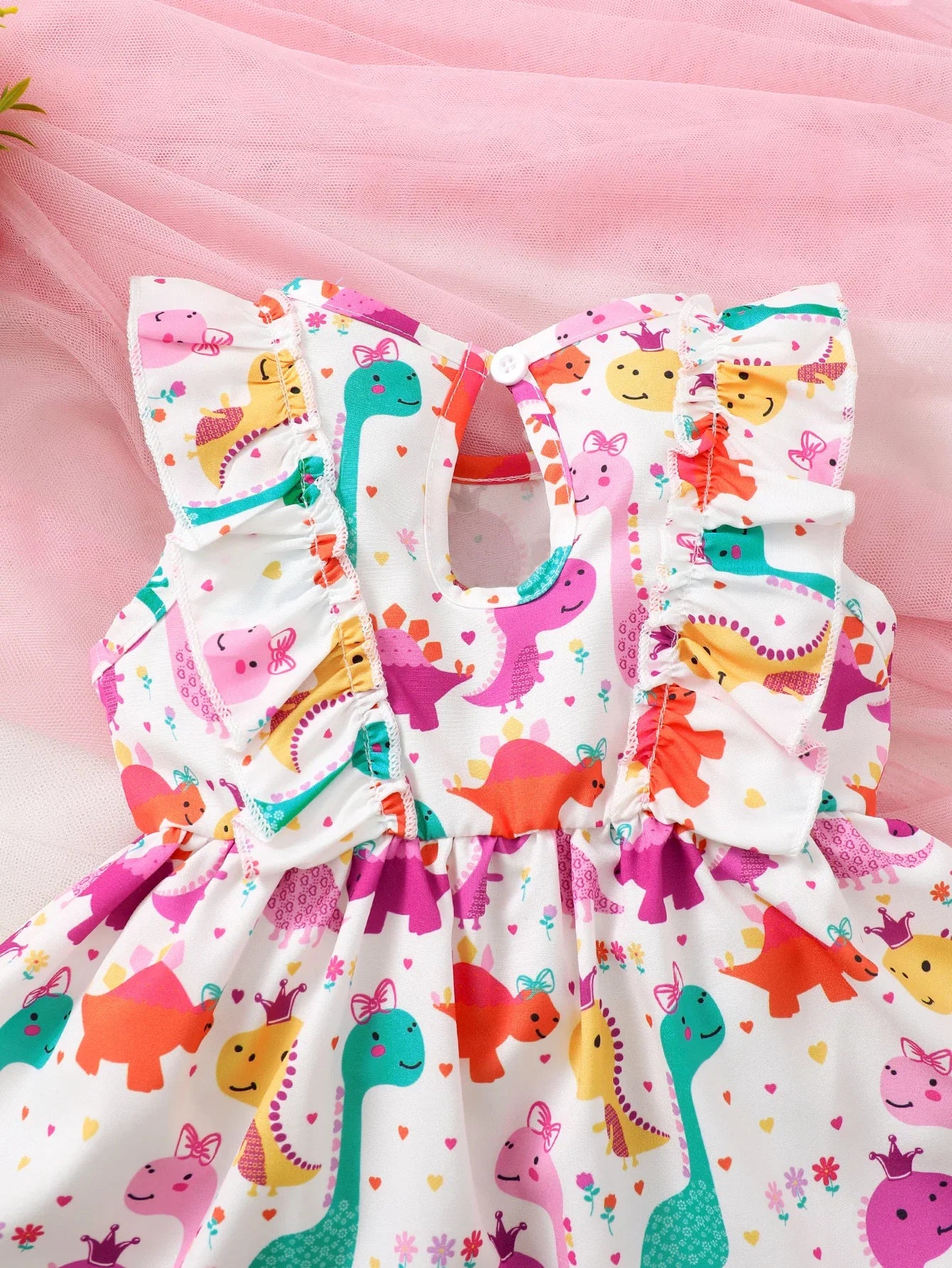 Colorful Dinosaur Dress