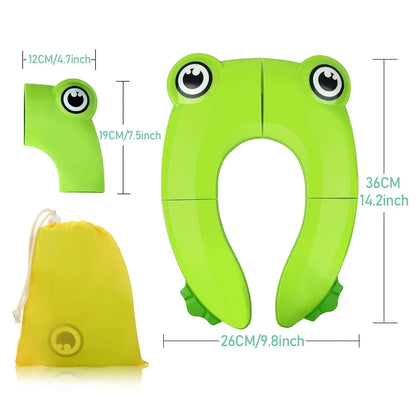 Silicone Portable Frog Toilet Seat