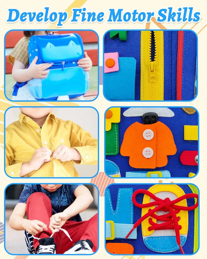 Busy Board Travel Backpack