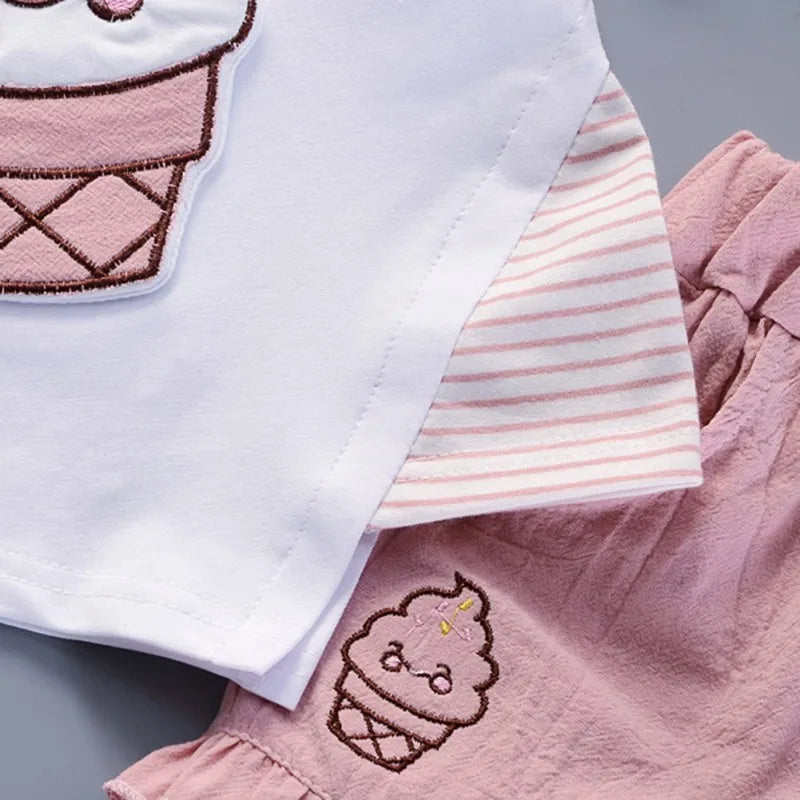 2 Piece Cherry/Cupcake Outfit