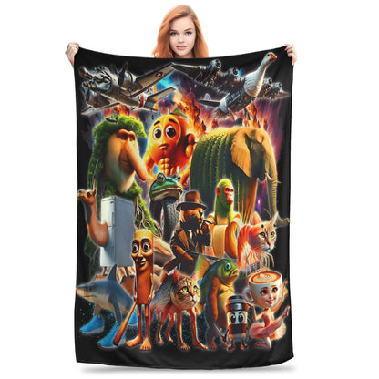 Italian Brainrot Soft Blanket