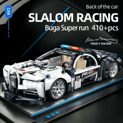 Police Car Building Blocks