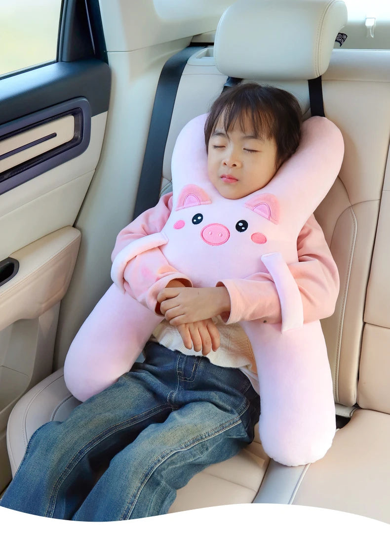 Auto Safety Kids Neck Pillow Cartoon Animals
