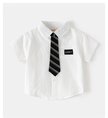 Fashion Boys Shirt with Tie