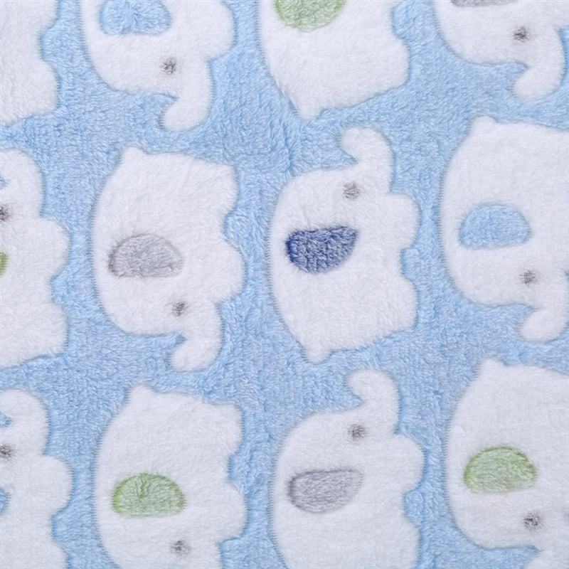Cartoon Baby Blanket Cute Elephant