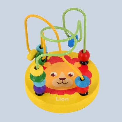 Colorful Wooden Roller Coaster Toy