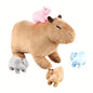 Capybara With 4 Babies Stuffed Animal