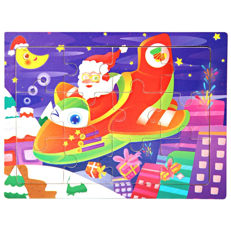 12piece Wooden Jigsaw Puzzle