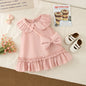 Pink/Blue Dress with Bow