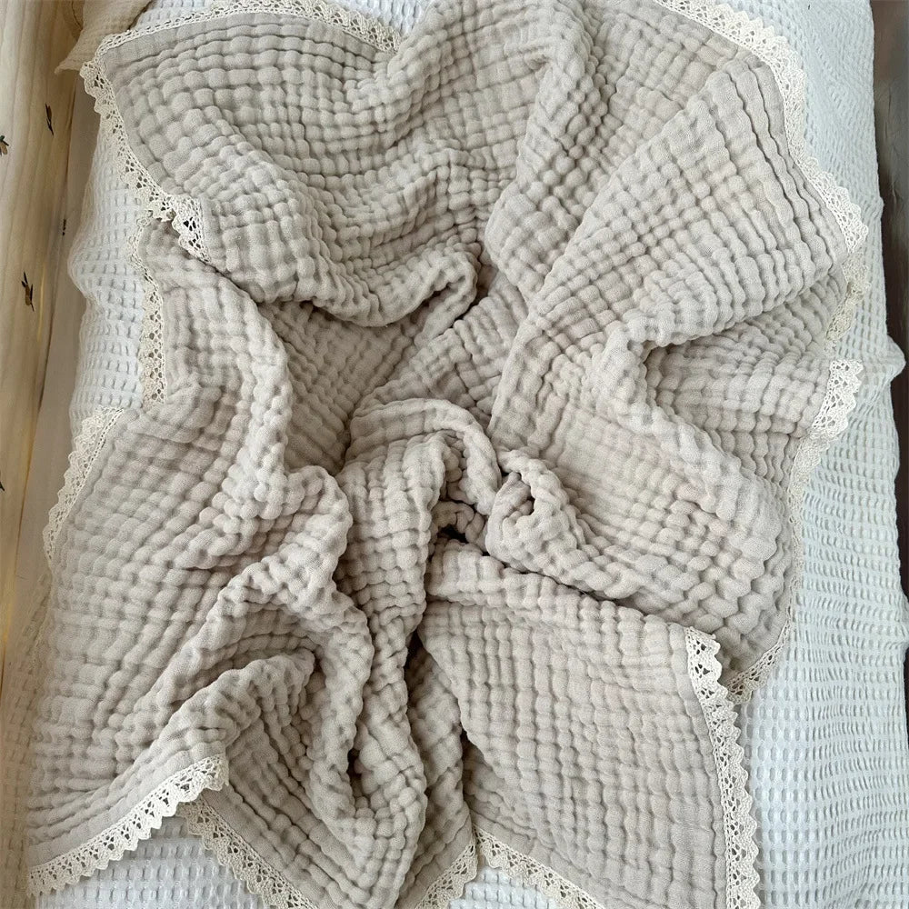 Baby Blanket Soft Cotton Colors