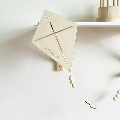Nordic Wooden Kite Wall Ornament