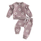 Floral Print Sweatshirt/Sweatpant Set